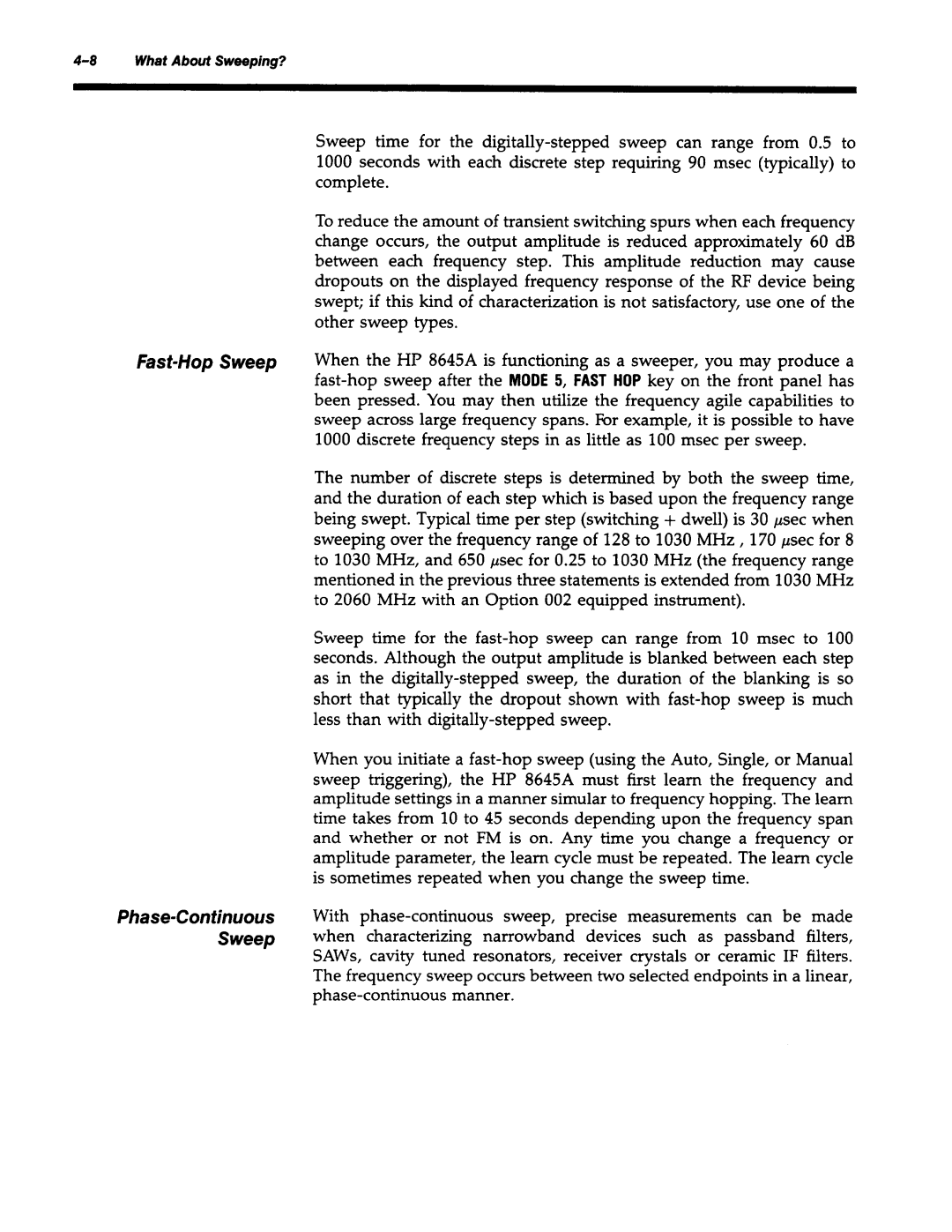 Agilent Technologies 8645A manual 