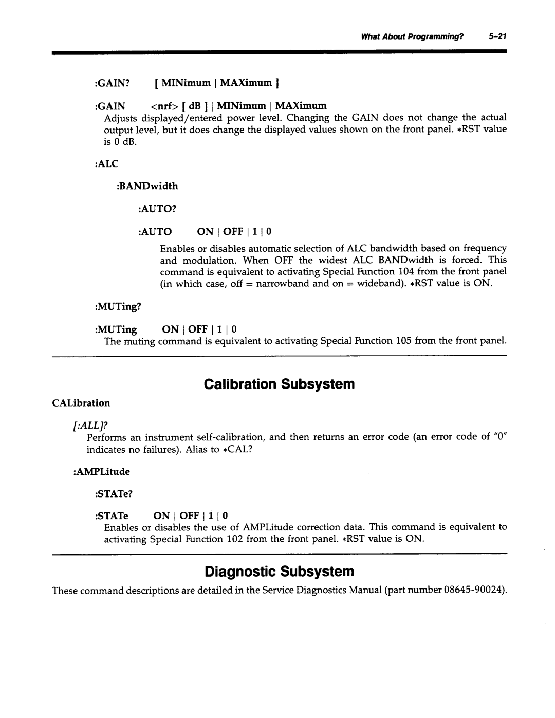 Agilent Technologies 8645A manual 