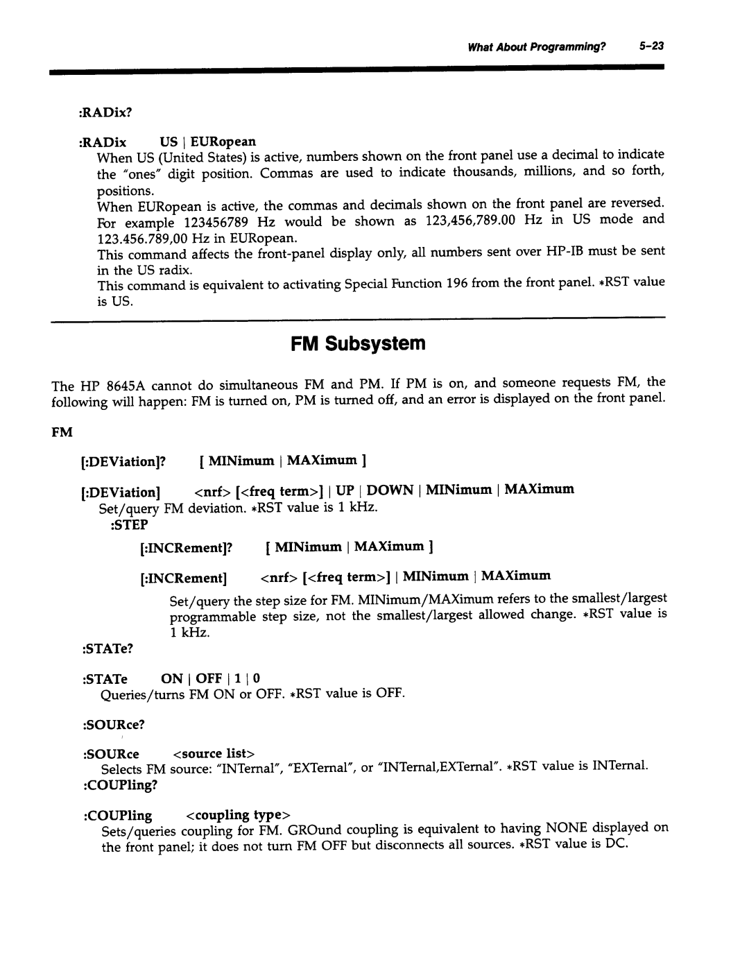 Agilent Technologies 8645A manual 
