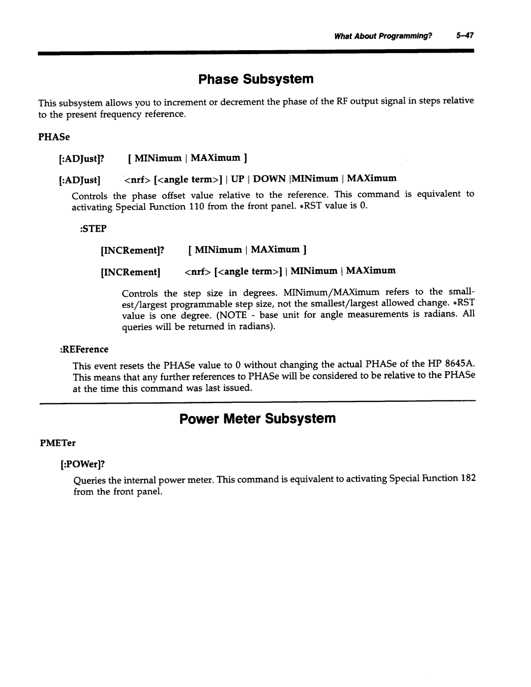 Agilent Technologies 8645A manual 
