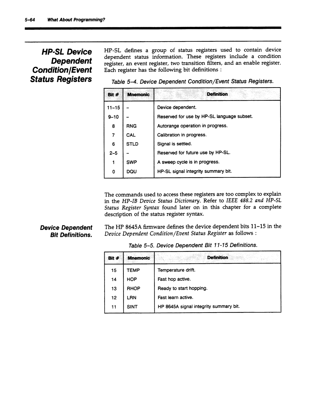 Agilent Technologies 8645A manual 