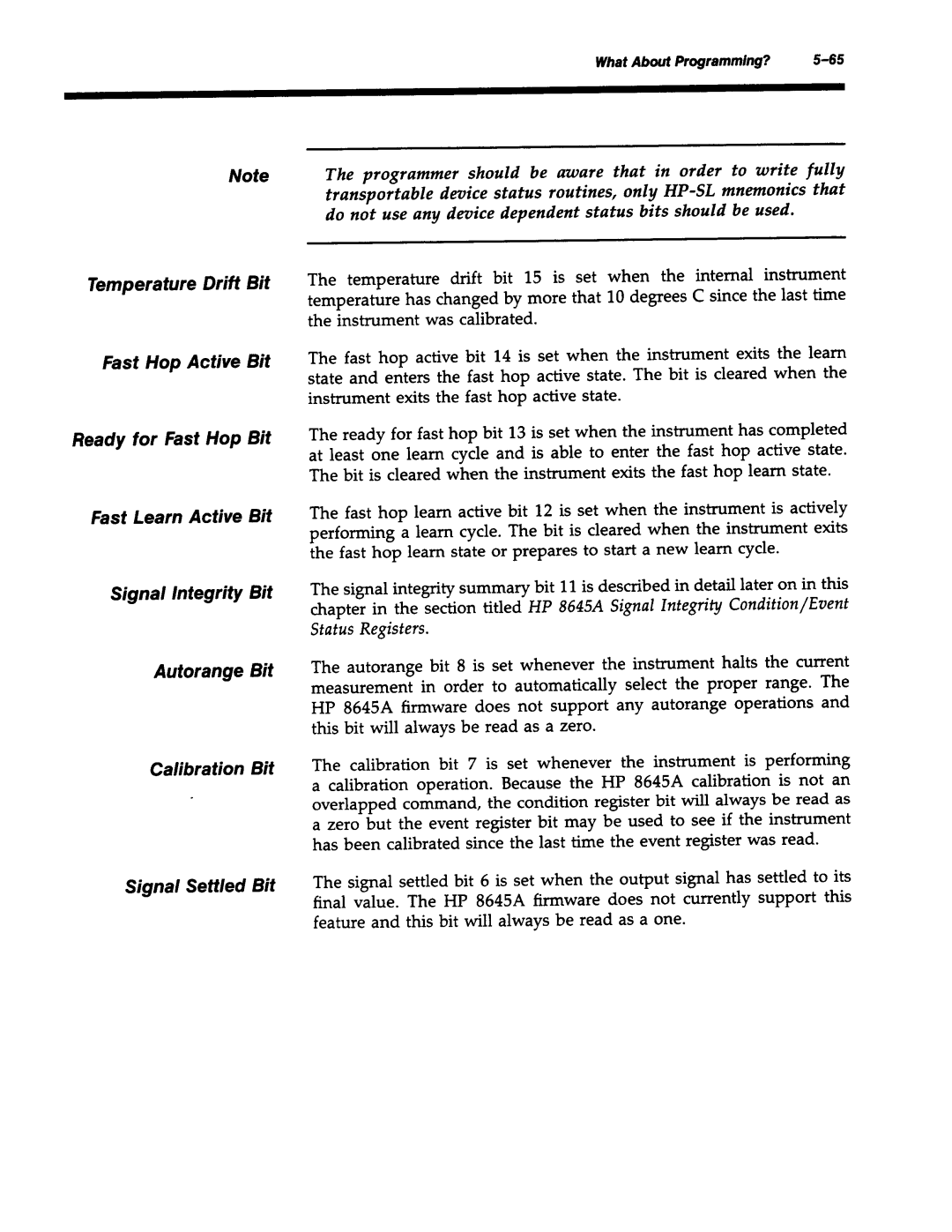 Agilent Technologies 8645A manual 