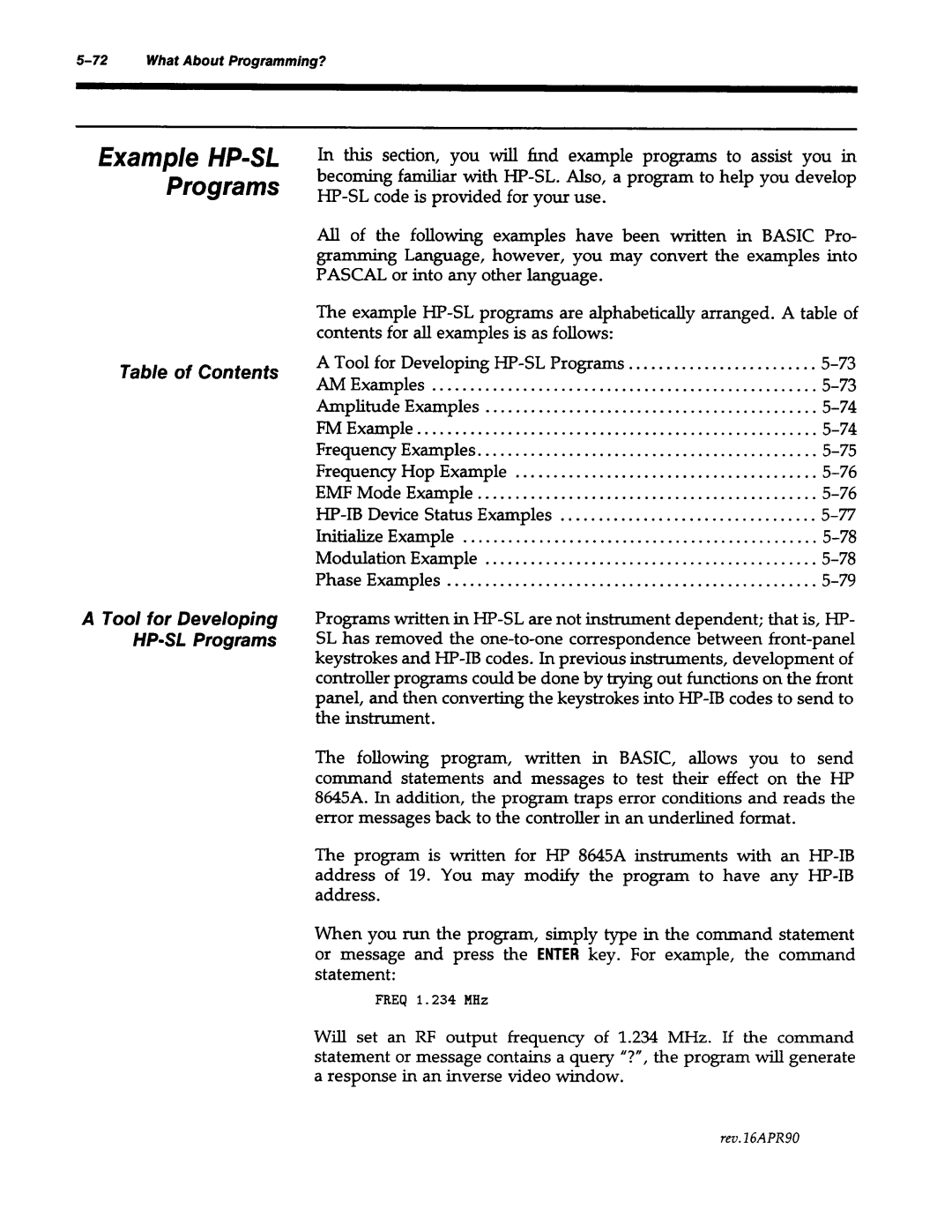 Agilent Technologies 8645A manual 