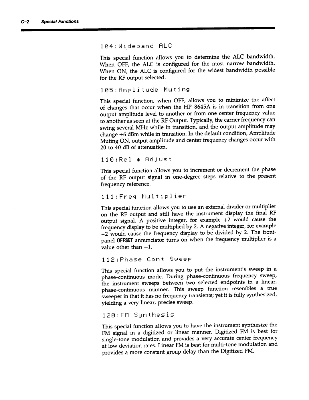 Agilent Technologies 8645A manual 