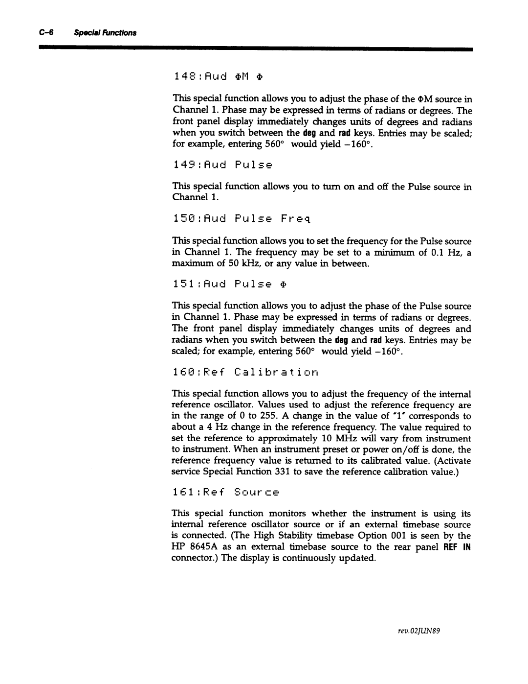 Agilent Technologies 8645A manual 