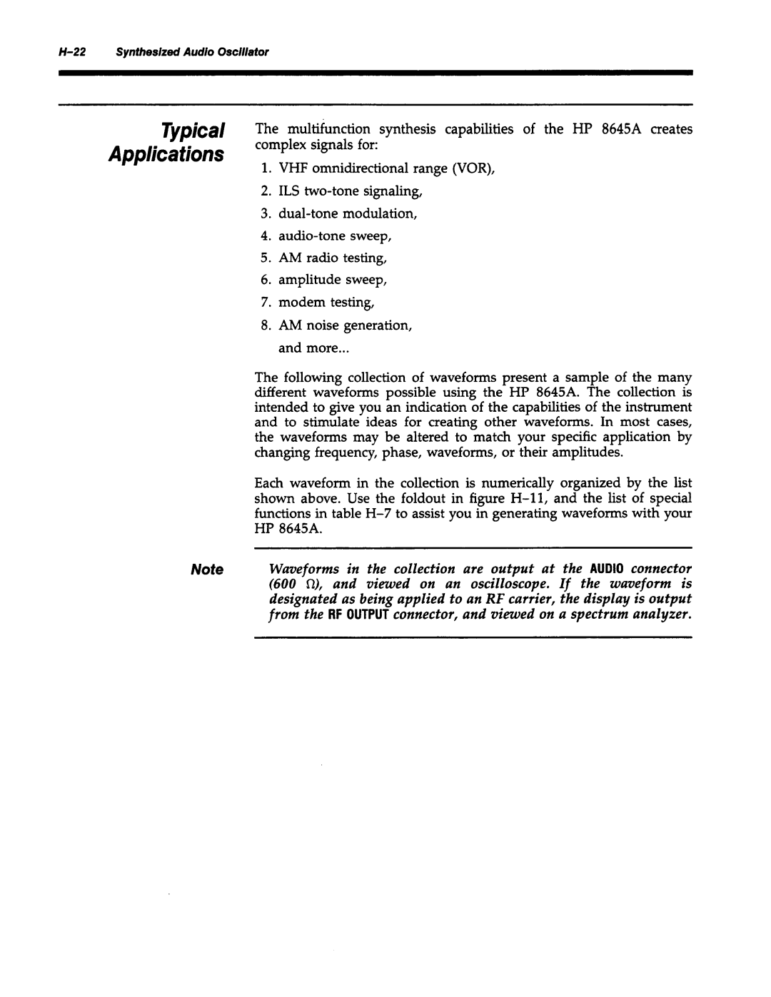 Agilent Technologies 8645A manual 