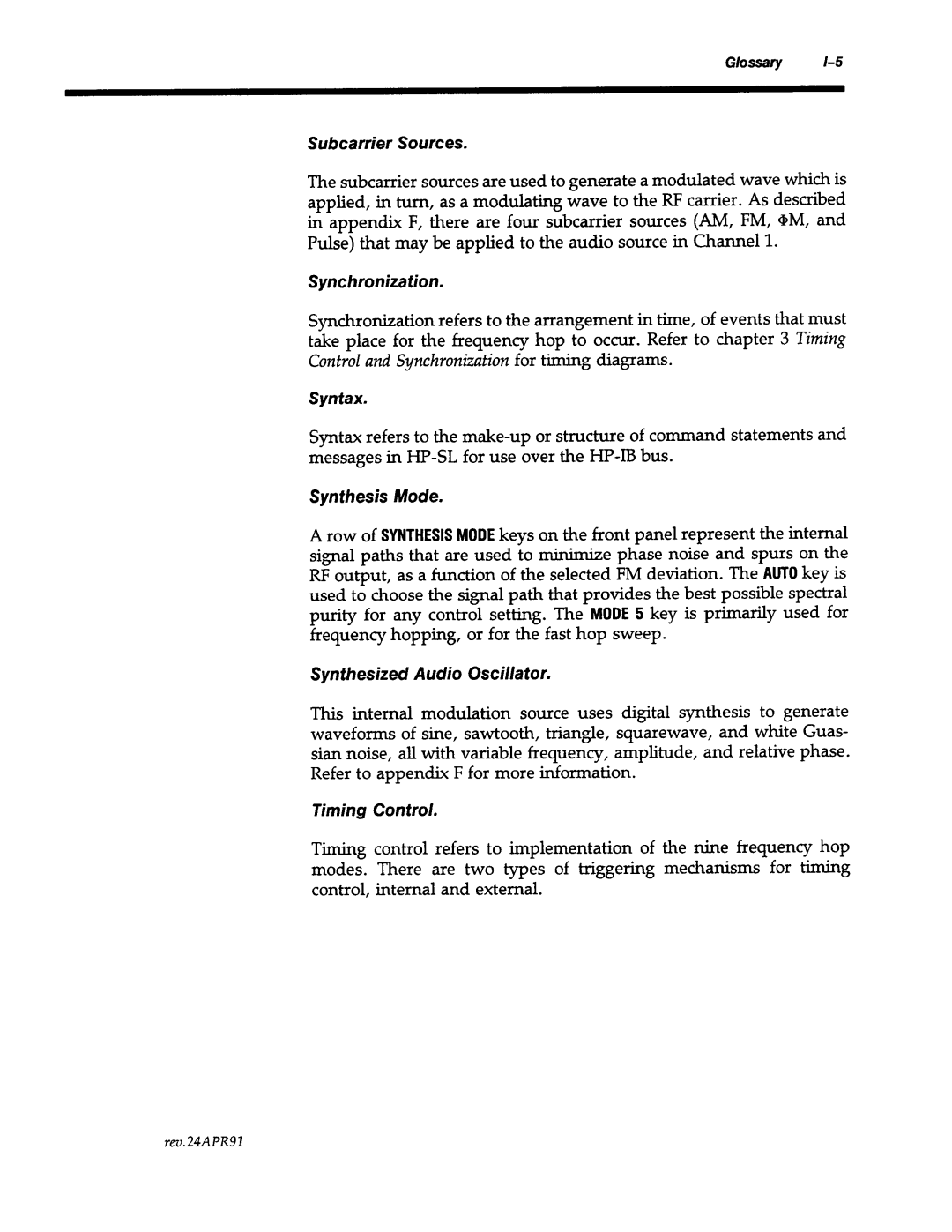 Agilent Technologies 8645A manual 