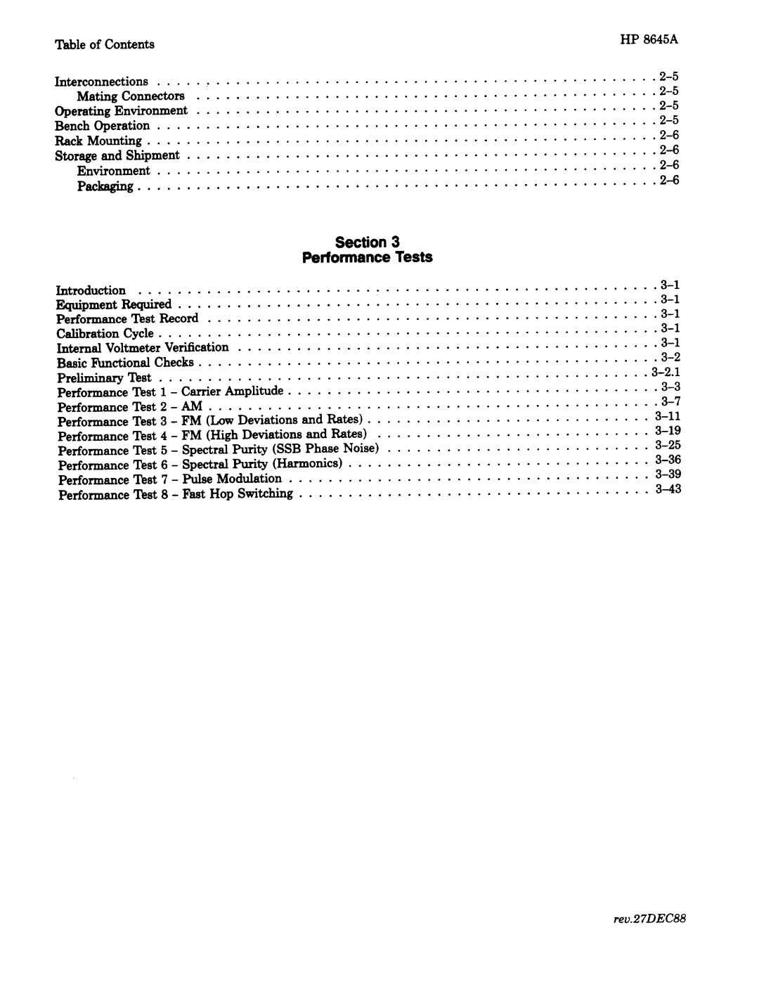 Agilent Technologies 8645A manual 