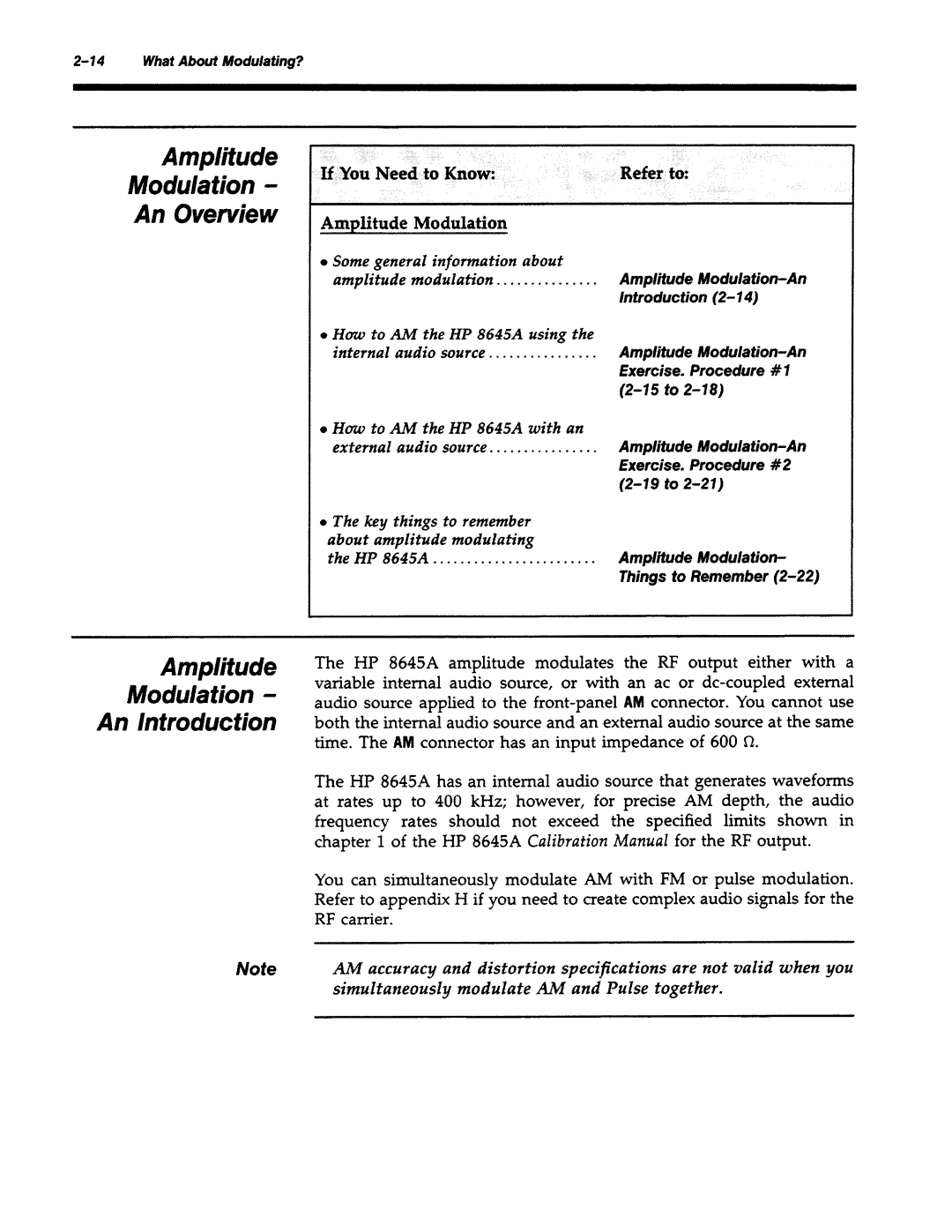 Agilent Technologies 8645A manual 