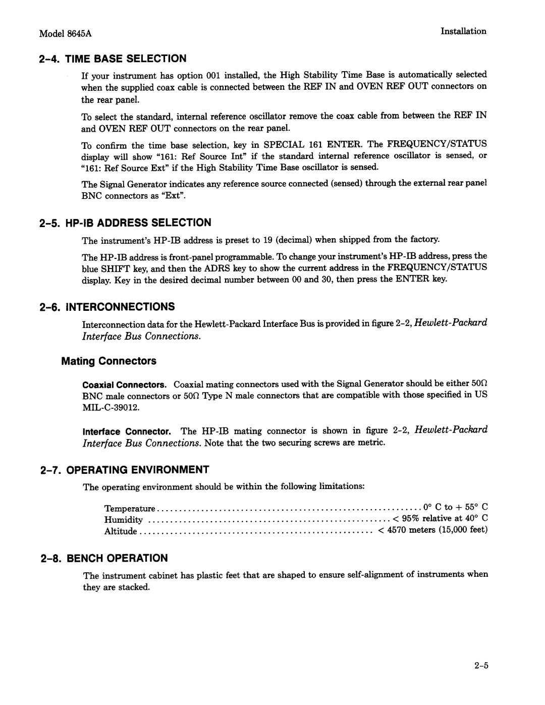 Agilent Technologies 8645A manual 