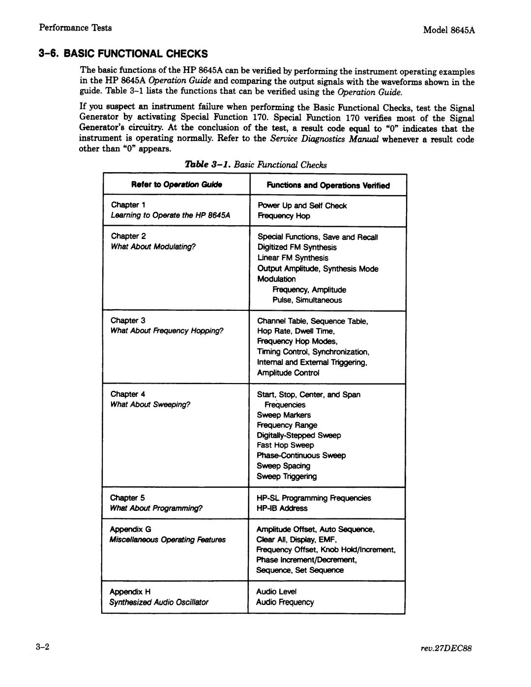Agilent Technologies 8645A manual 