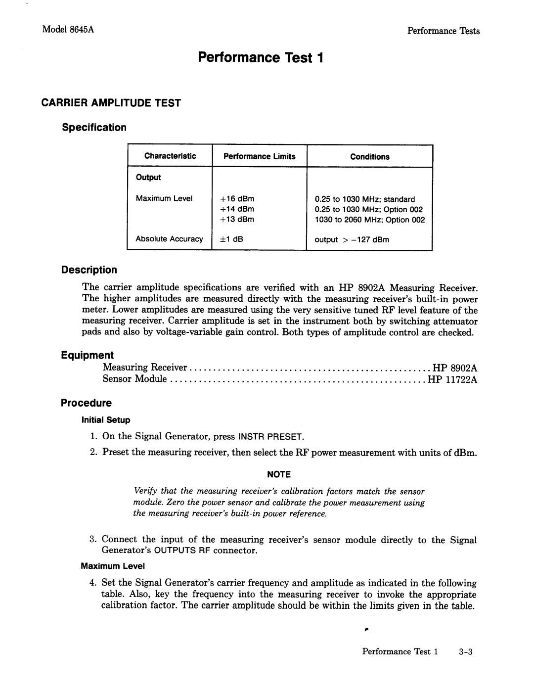 Agilent Technologies 8645A manual 