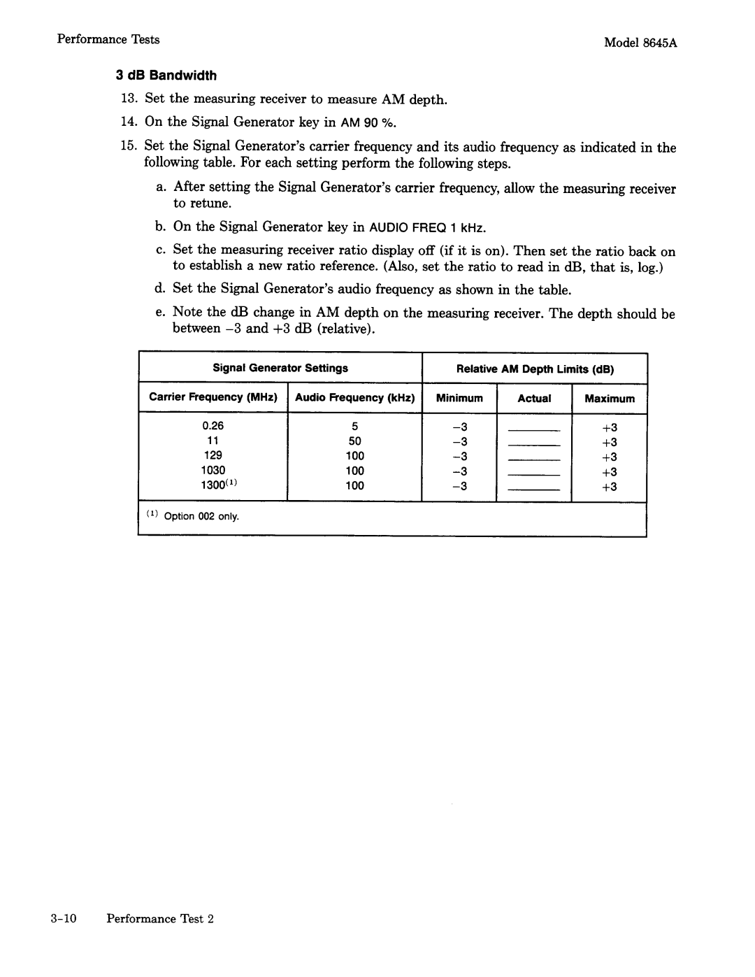 Agilent Technologies 8645A manual 