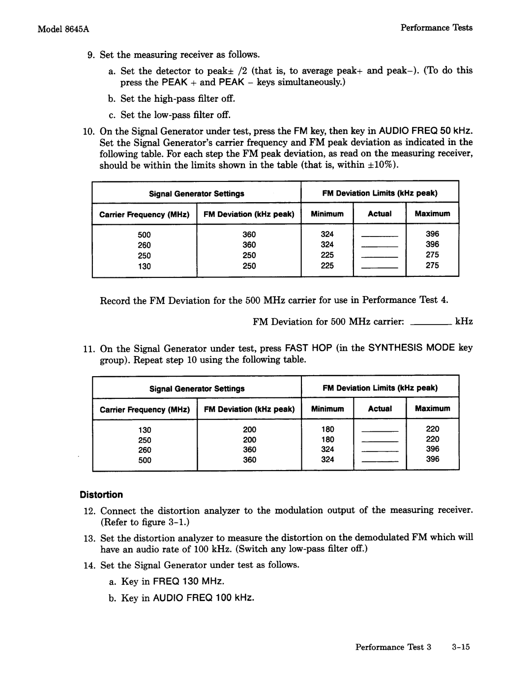 Agilent Technologies 8645A manual 