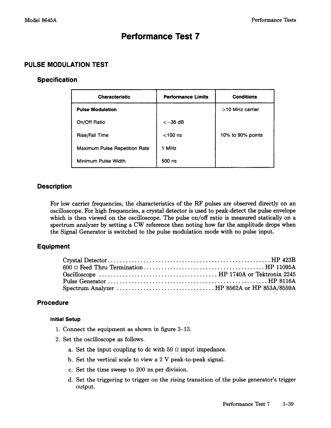 Agilent Technologies 8645A manual 