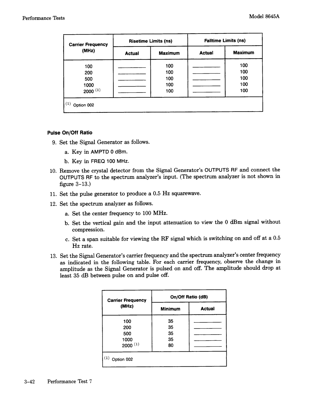 Agilent Technologies 8645A manual 