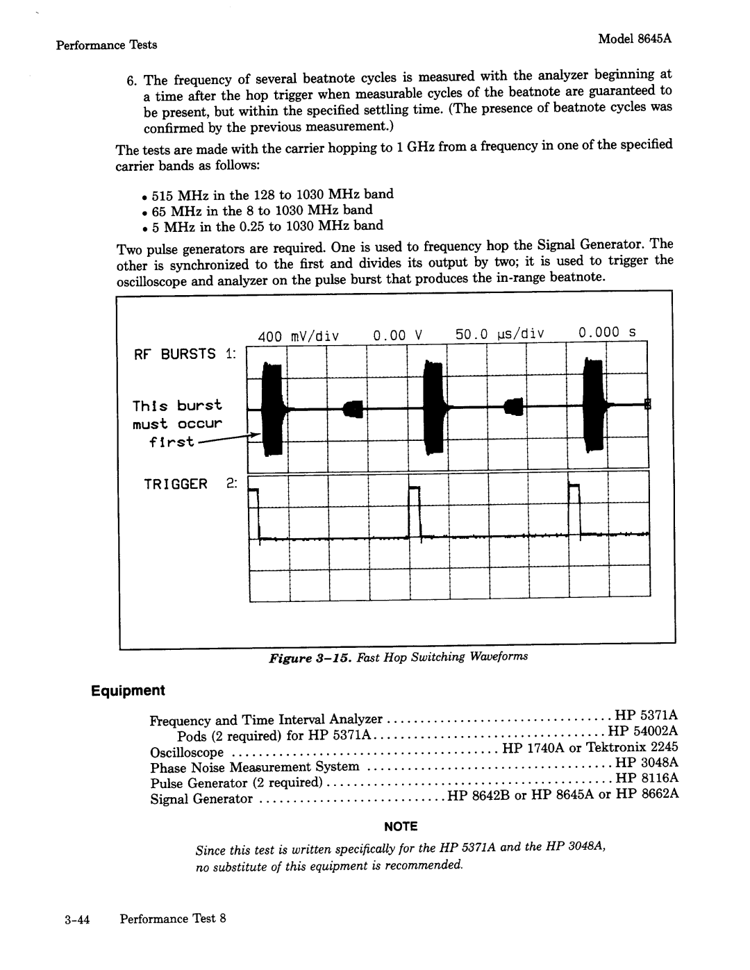 Agilent Technologies 8645A manual 