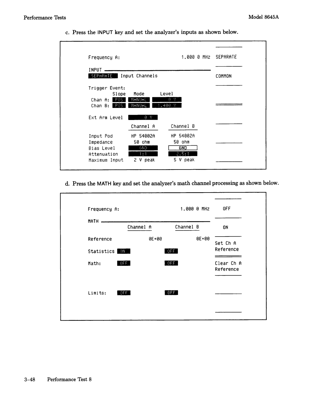 Agilent Technologies 8645A manual 