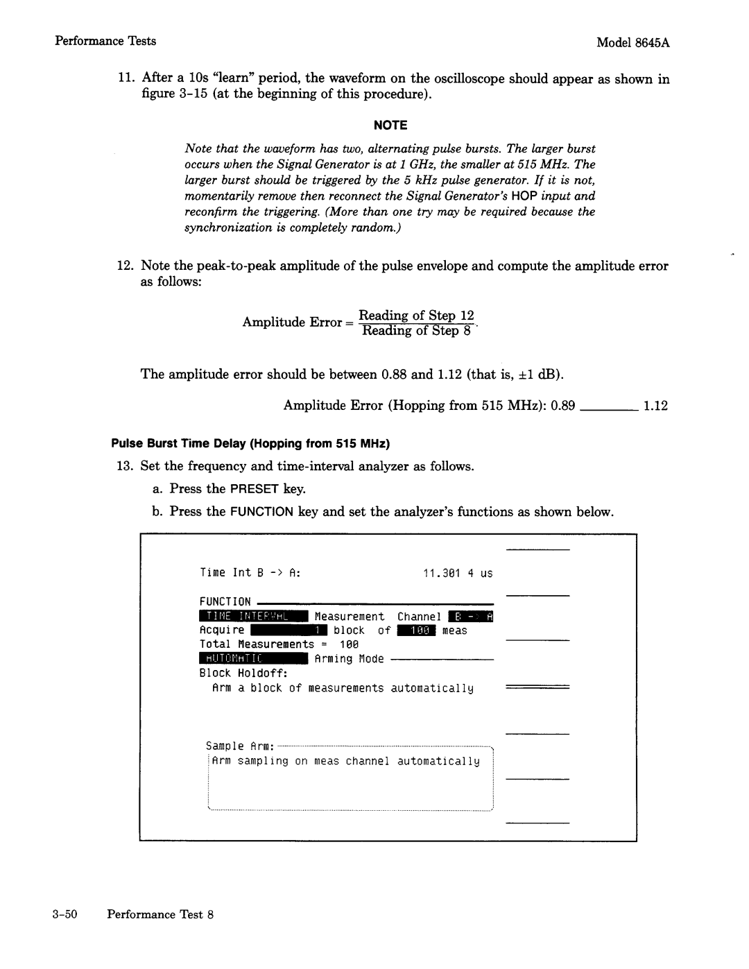 Agilent Technologies 8645A manual 