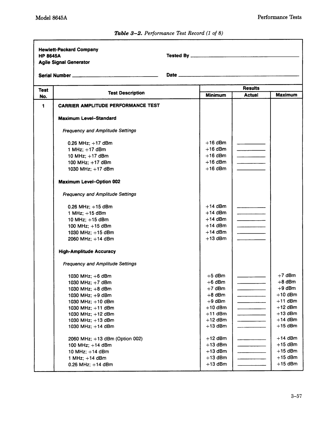 Agilent Technologies 8645A manual 