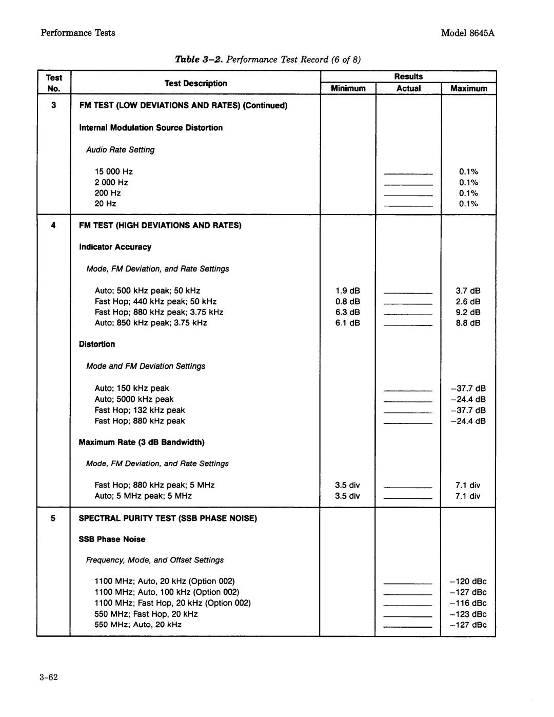 Agilent Technologies 8645A manual 
