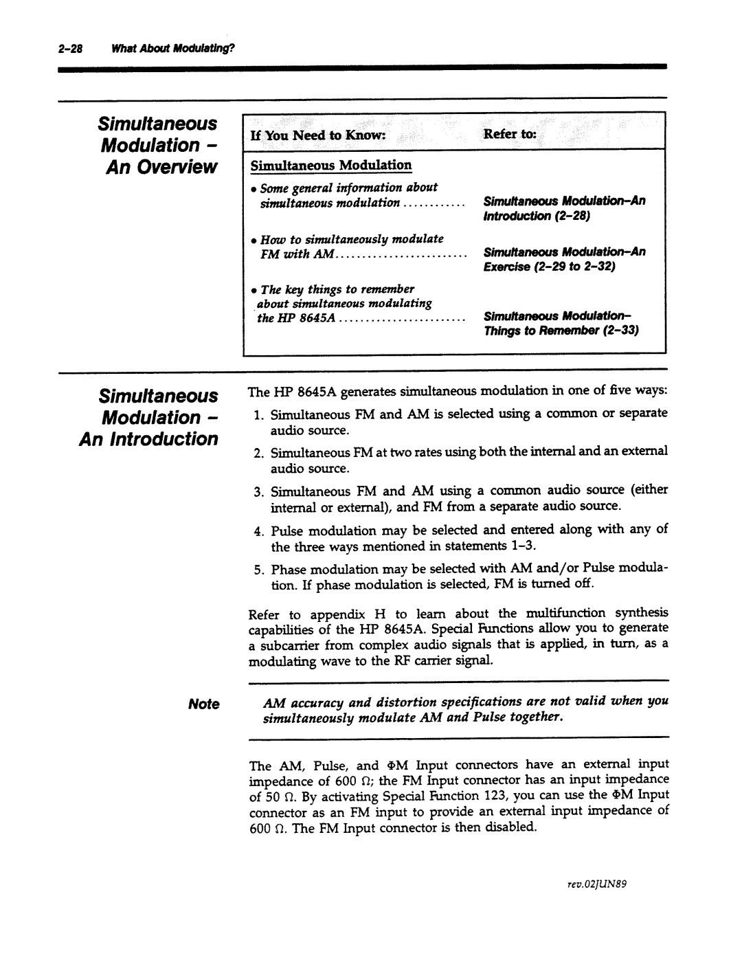 Agilent Technologies 8645A manual 