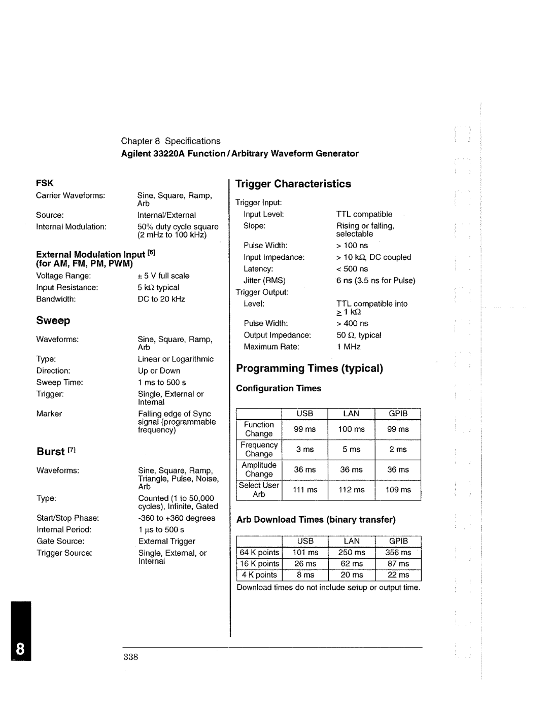 Agilent Technologies Agilent 33220A manual 