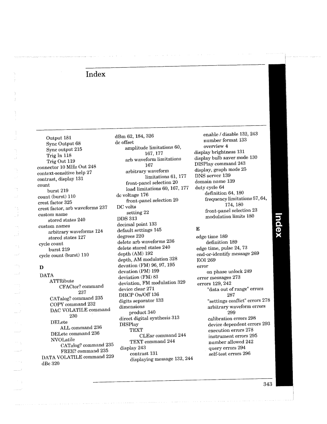 Agilent Technologies Agilent 33220A manual 