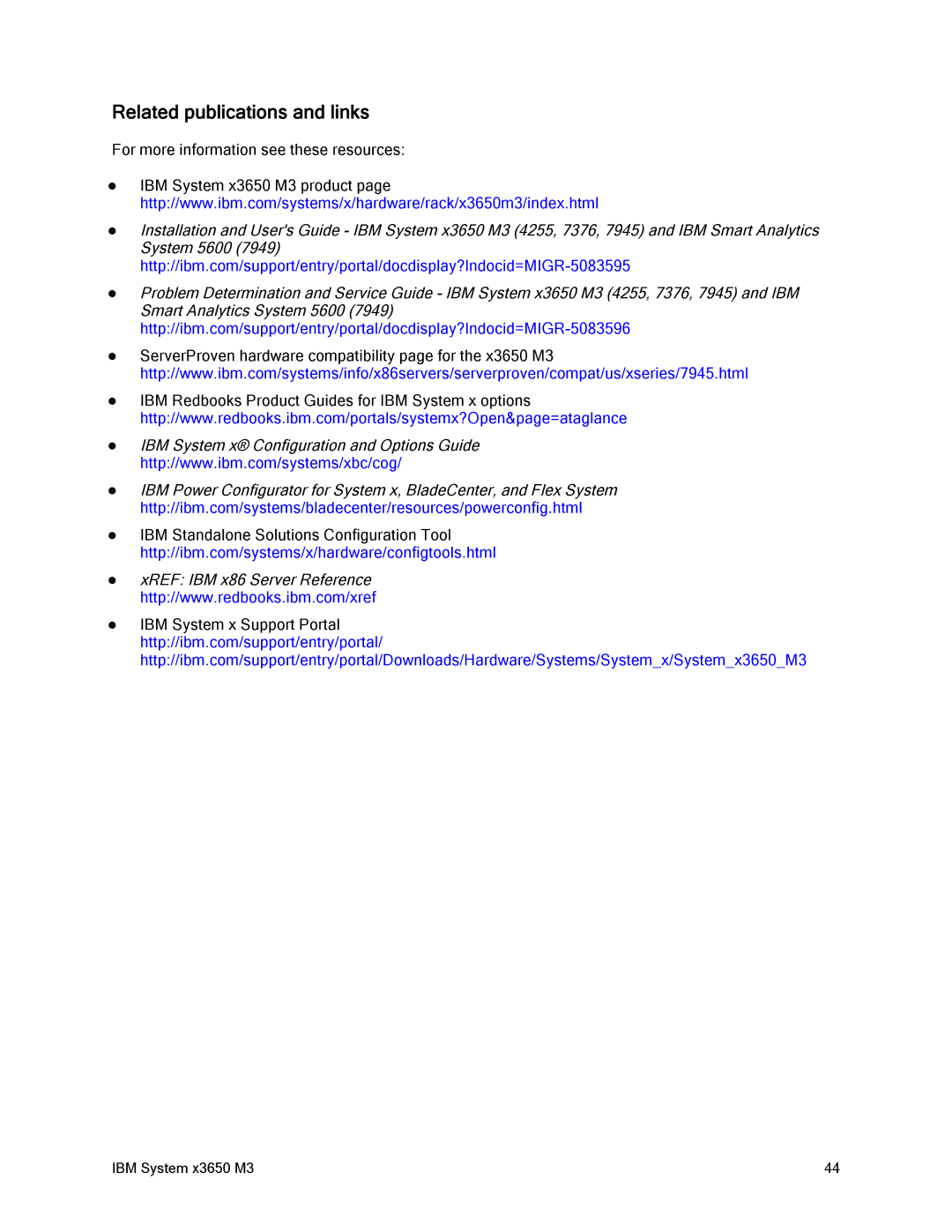 IBM 81Y6843 manual Related publications and links, For more information see these resources 