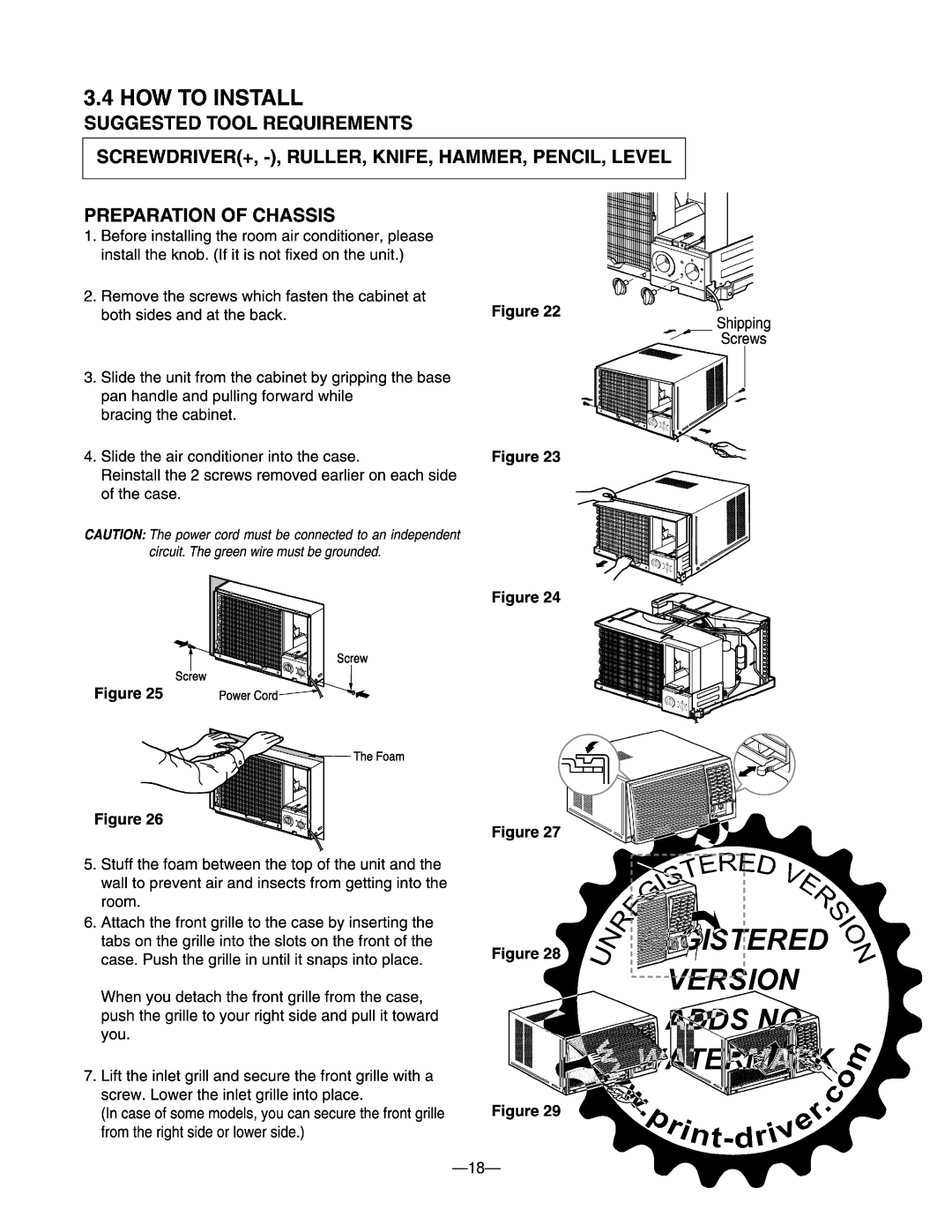 LG Electronics W081CA SG2 manual 