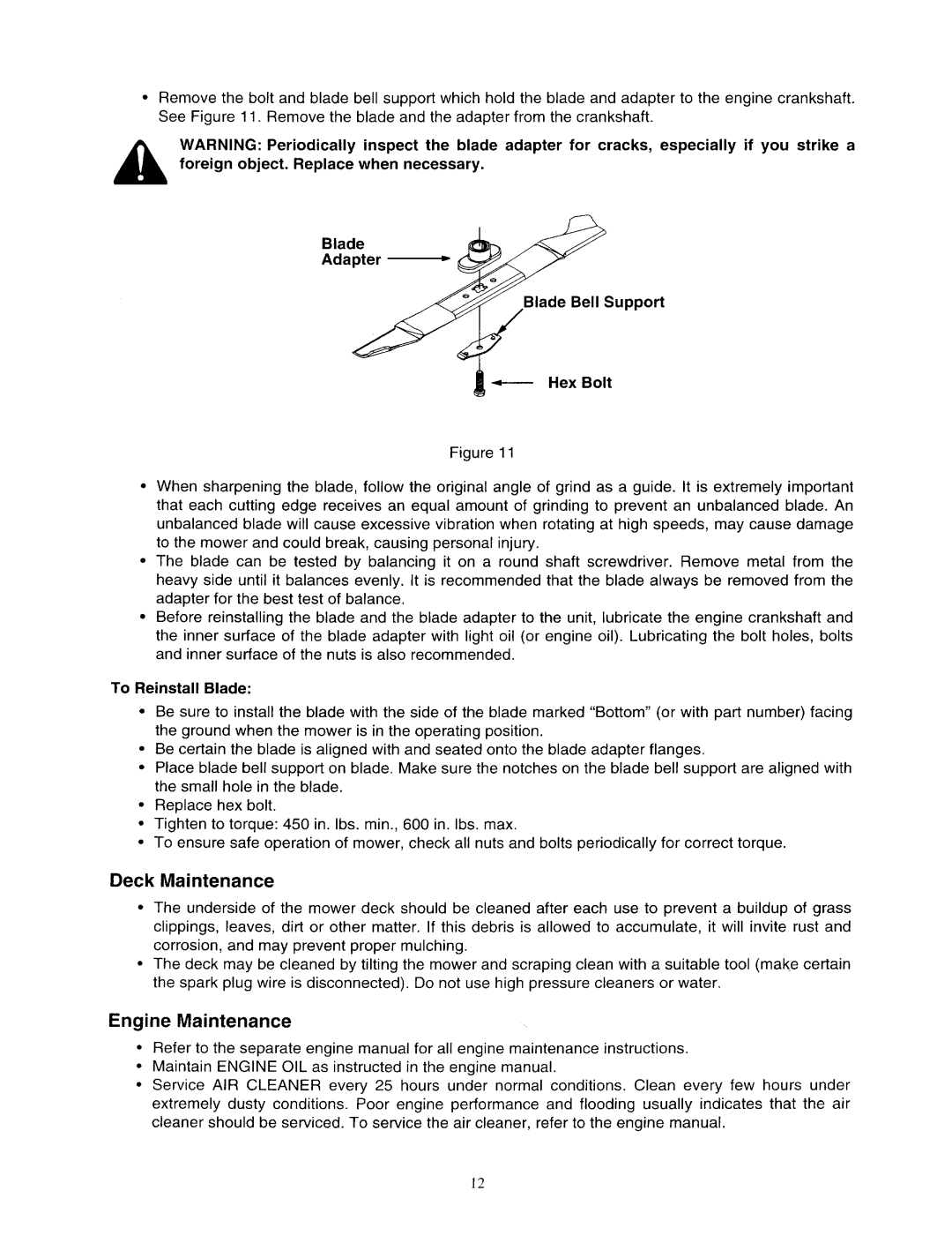 MTD 11B-106C401 manual 