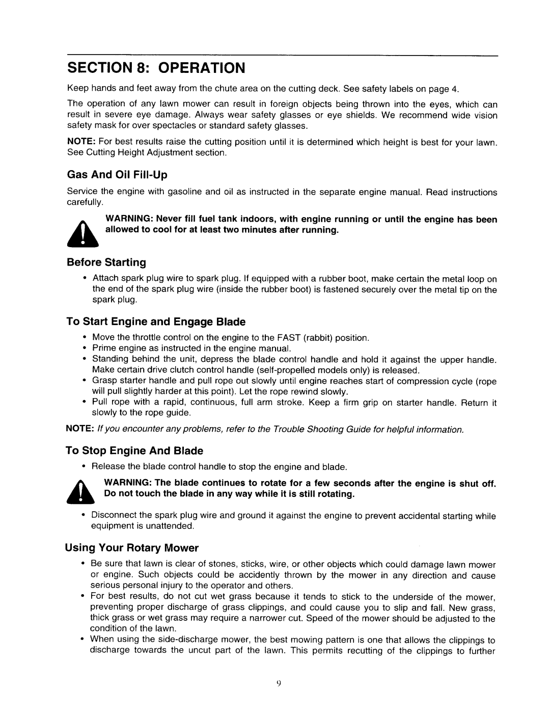 MTD 11B-106C401 manual 