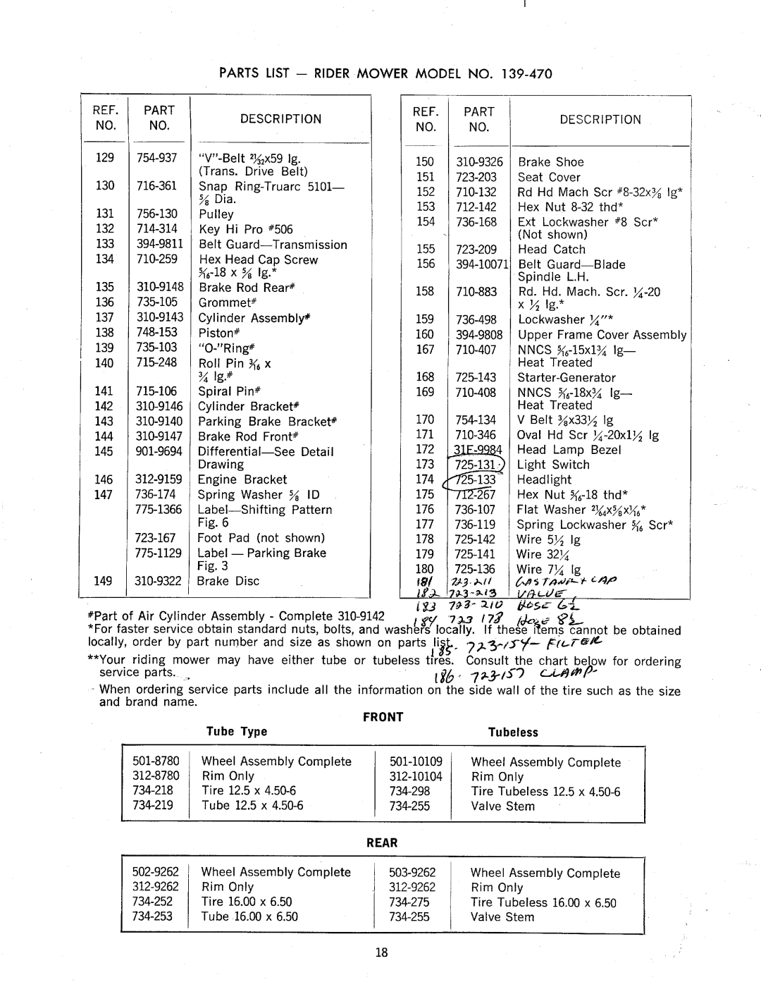 MTD 139-470 manual 