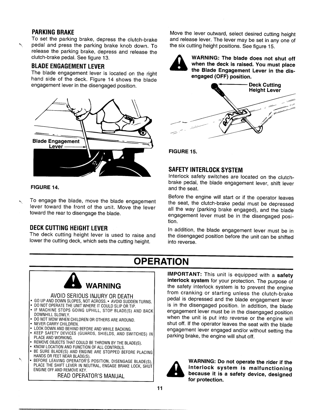 MTD 561 Series manual 
