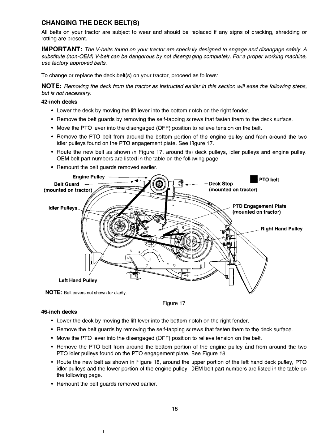 MTD 619, 617, 618 manual 