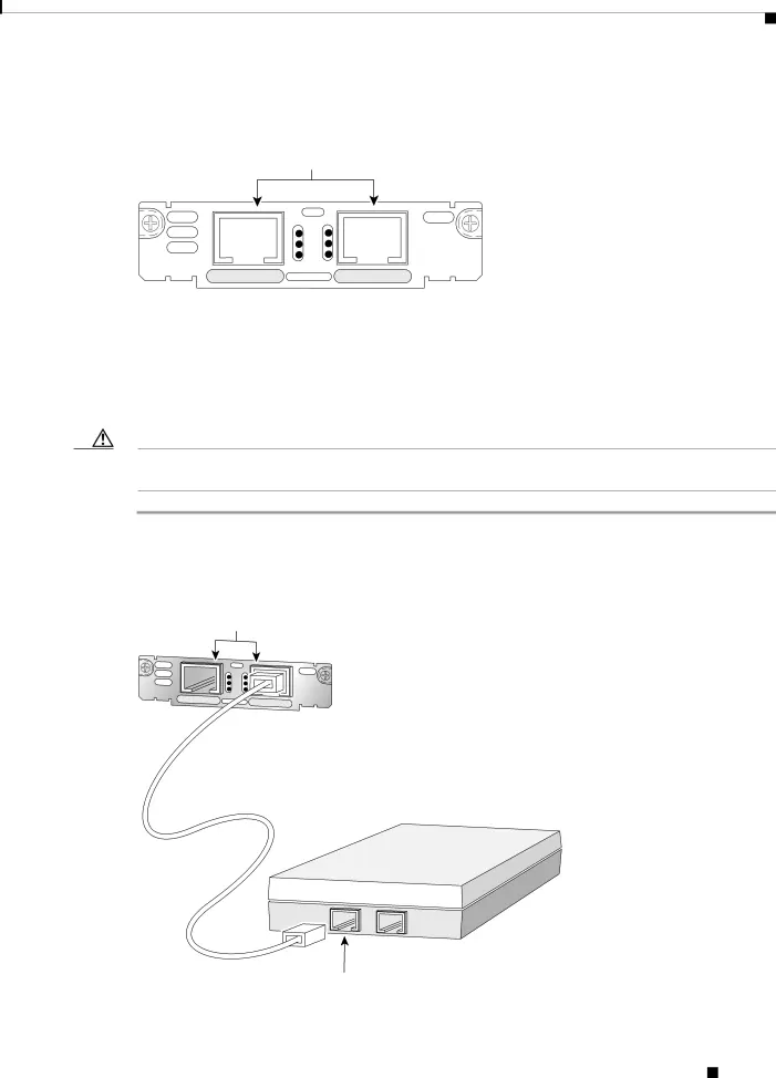 Connecting the 2-Port ISDN BRI Card