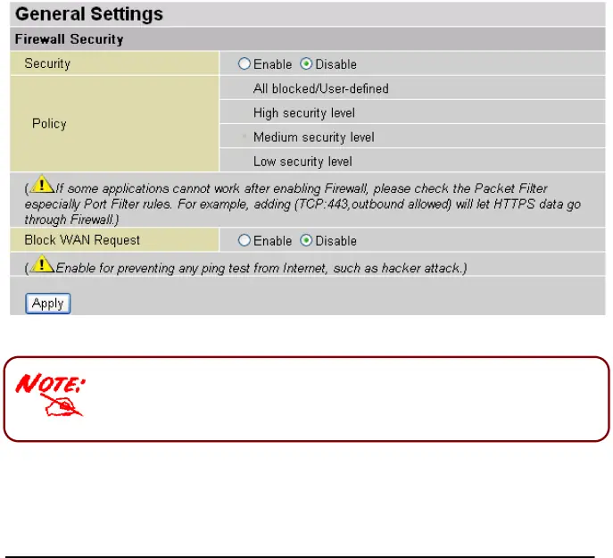 General Settings