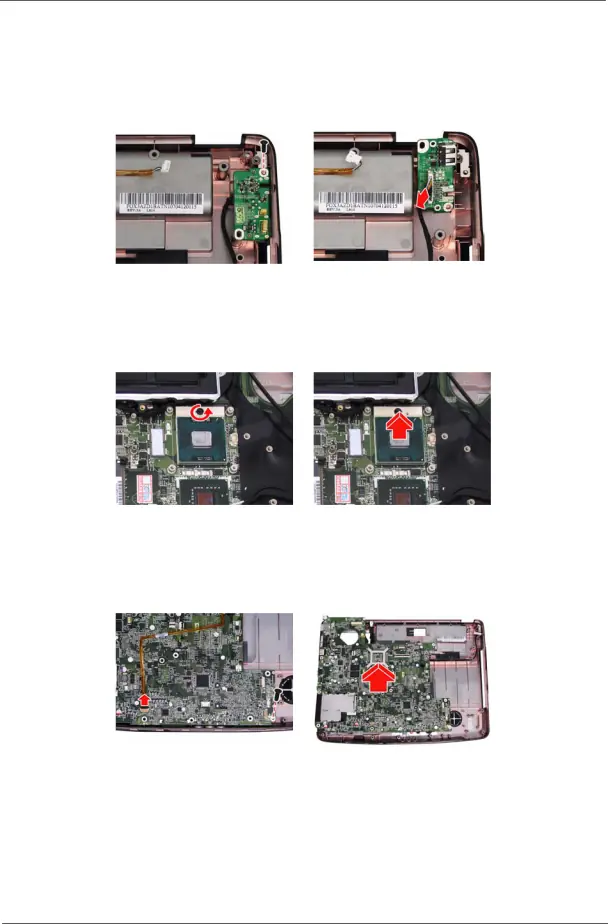 Removing the USB Board