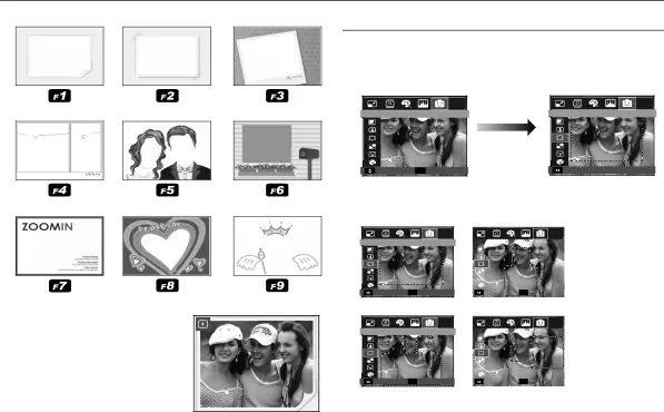 Preset focus frames