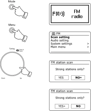 Scan setting