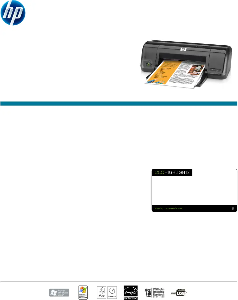 HP DESKJET D1660 PRINTER