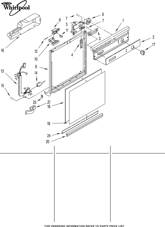 FRAME AND CONSOLE PARTS