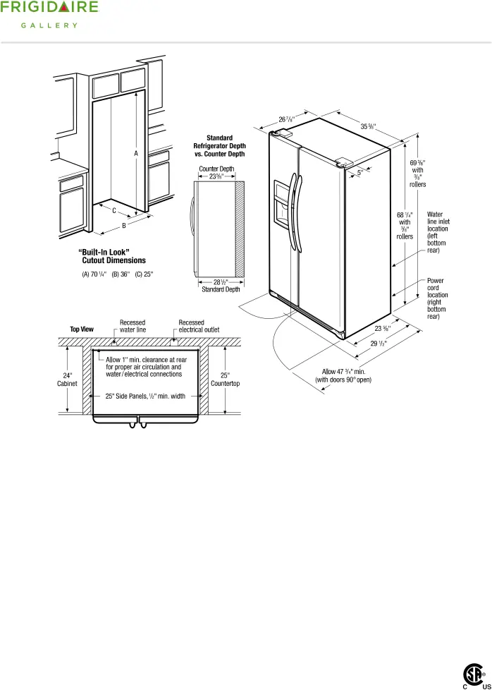 Side-by-Side Refrigerator