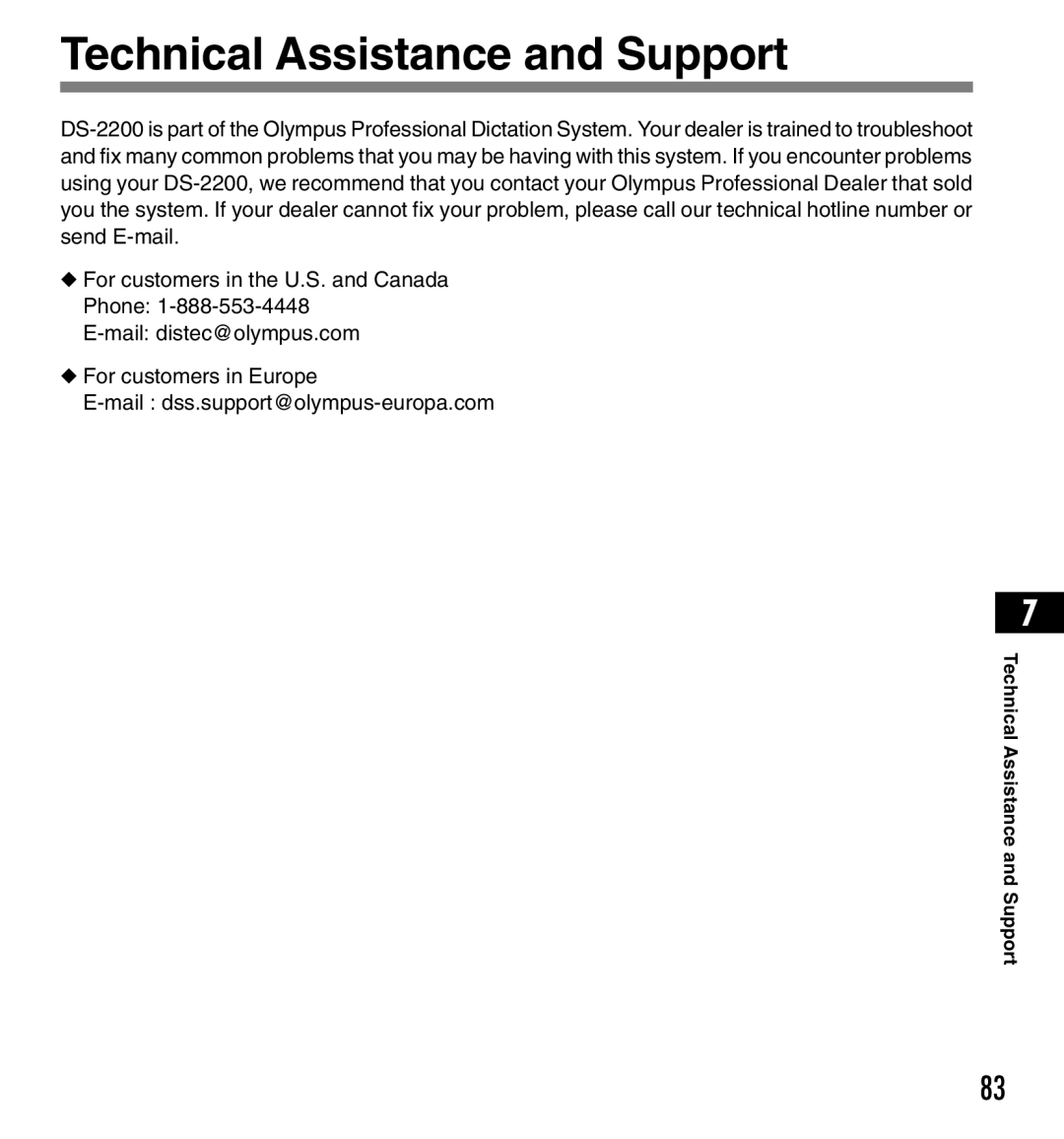 12Volt DS-2200 manual Technical Assistance and Support 