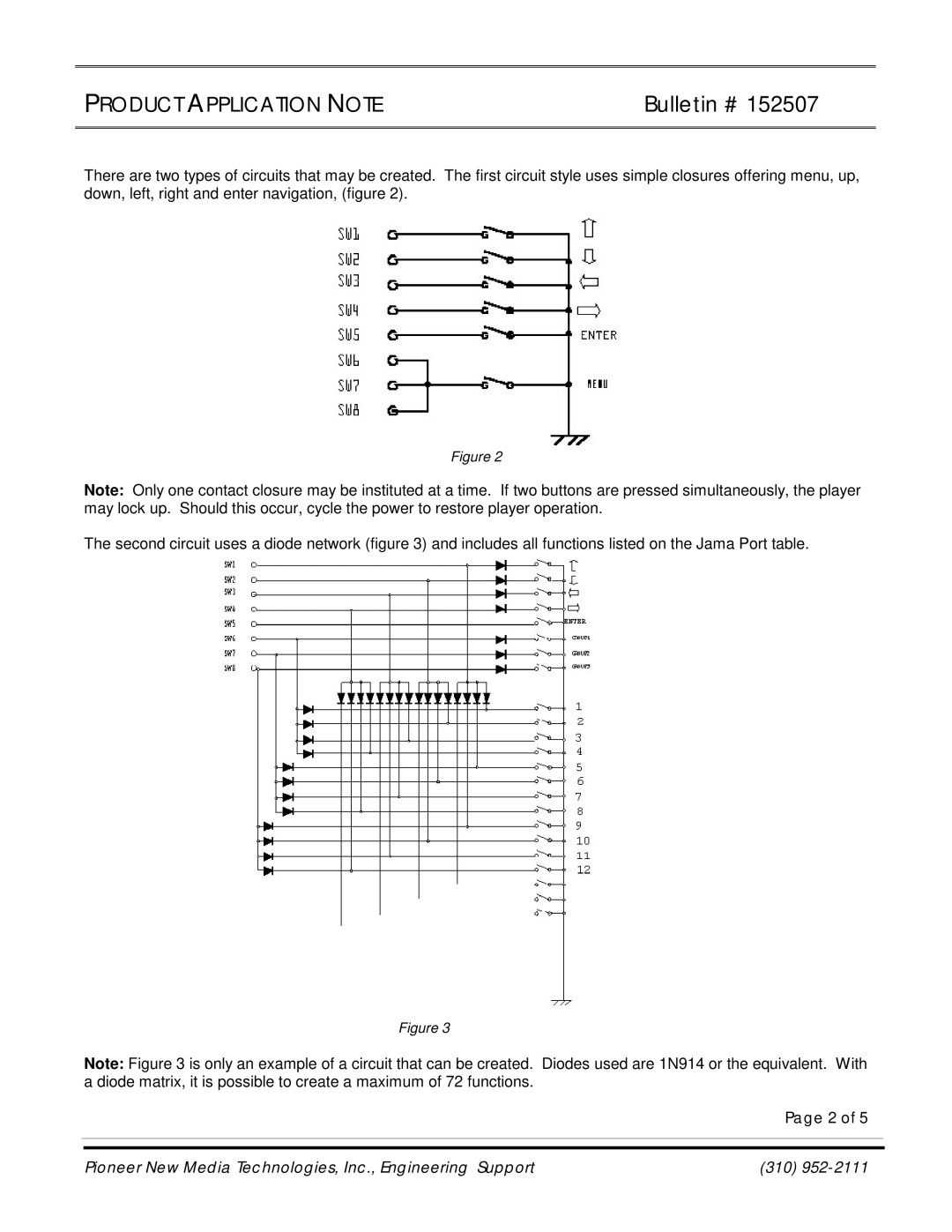 2nd Ave DVD-V7200 manual Bulletin # 