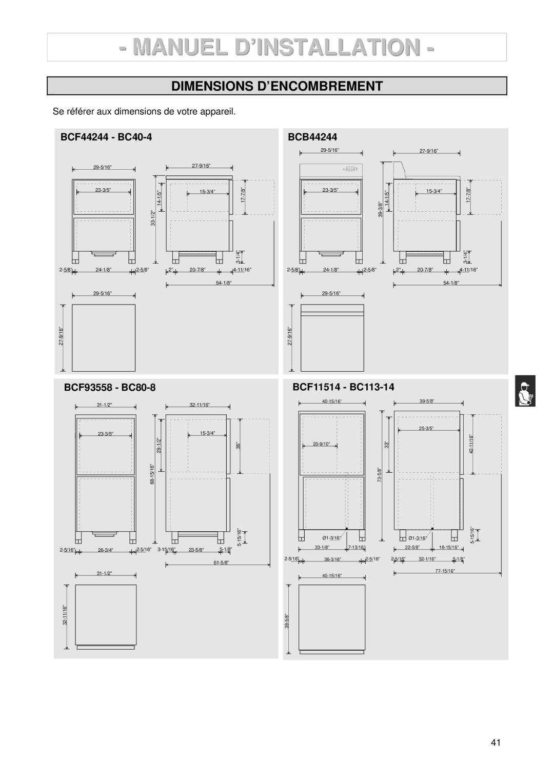 2Wire 3185550/146127 manuel dutilisation Dimensions D’ENCOMBREMENT 