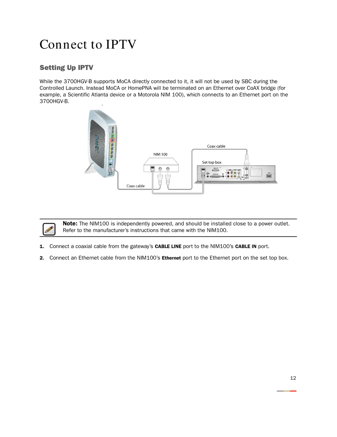 2Wire 3800HGV-B manual Connect to Iptv, Setting Up Iptv 