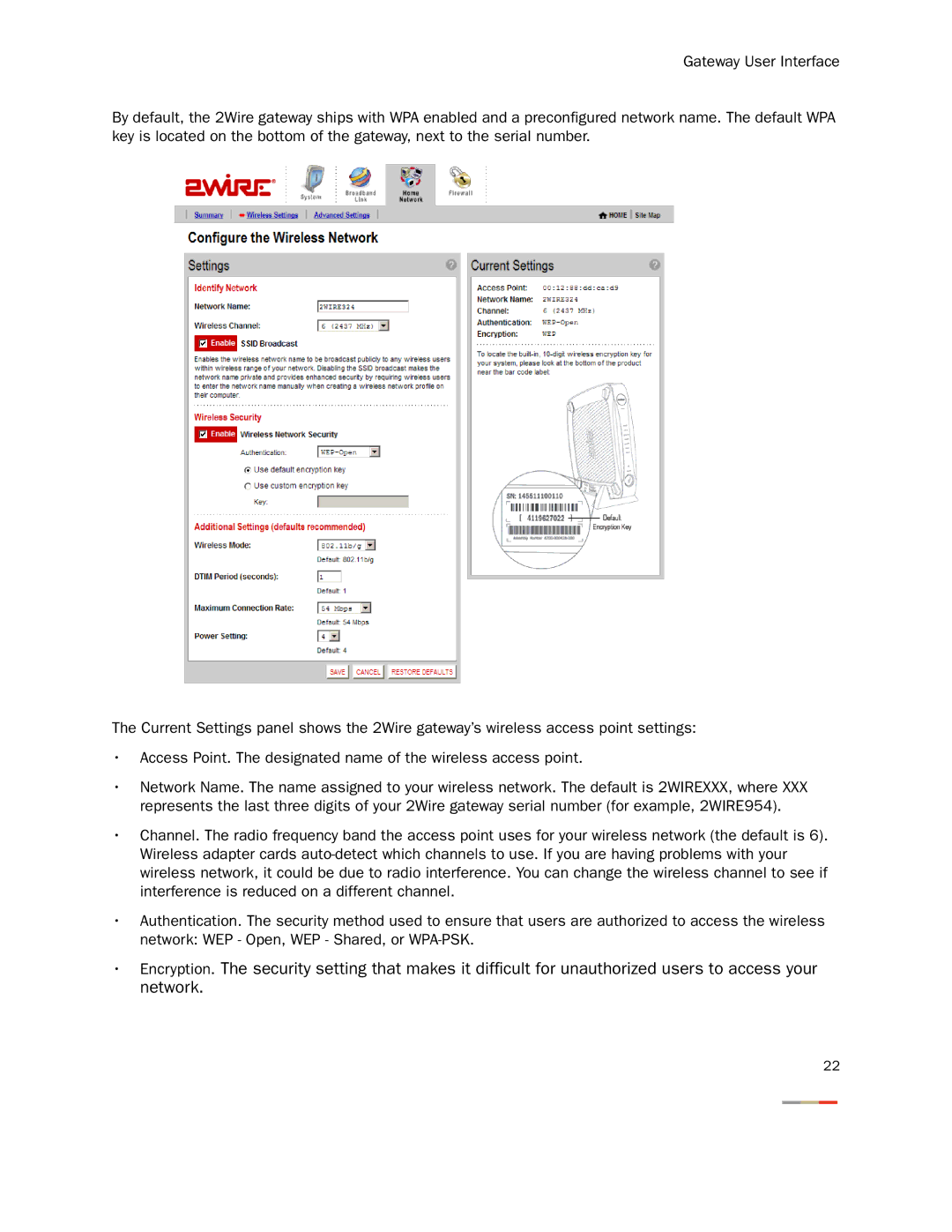 2Wire 3800HGV-B manual 