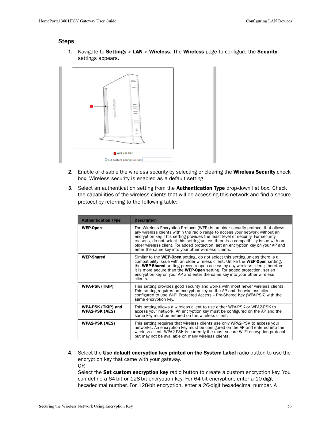 2Wire 3801HGV manual WPA-PSK Tkip 