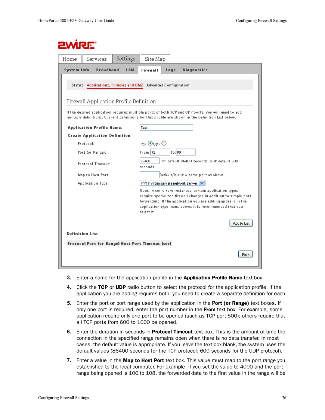 2Wire manual HomePortal 3801HGV Gateway User Guide 